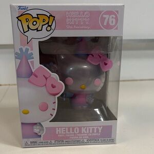 Funko Hello Kitty 50th Anniversary Pink and Silver Vinyl Figure
